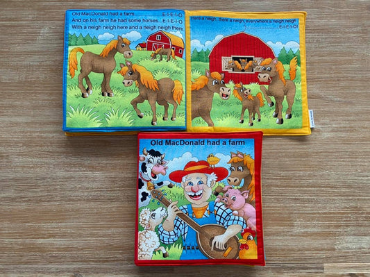 Fabric Book - Old MacDonald had a Farm